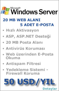 zm 20MB Web Alan - 5 E Posta